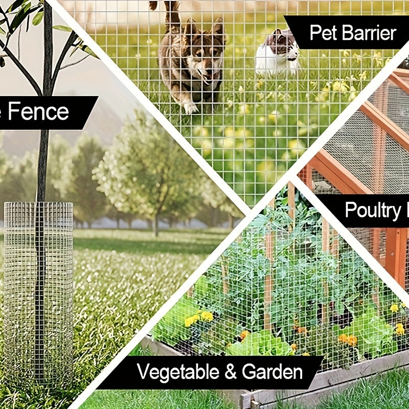 1pc 91CMX10M Chicken Wire Fence Garden Pet Cage Rabbit Net Poultry Net Garden Hexagonal Fence, Flower Net, Dirty Fence, Suitable For Yard Fence, Garden Fence Is Very Strong And Not Easy To Break