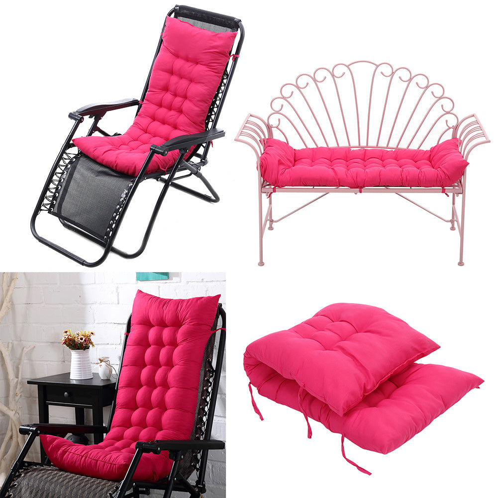 Thickened Recliner Cushion Beach Seat Cushion Office Sofa Chair Cushion Lunch Break Chair Cotton Cushion Rocking Chair Cushion 48*125*8cm