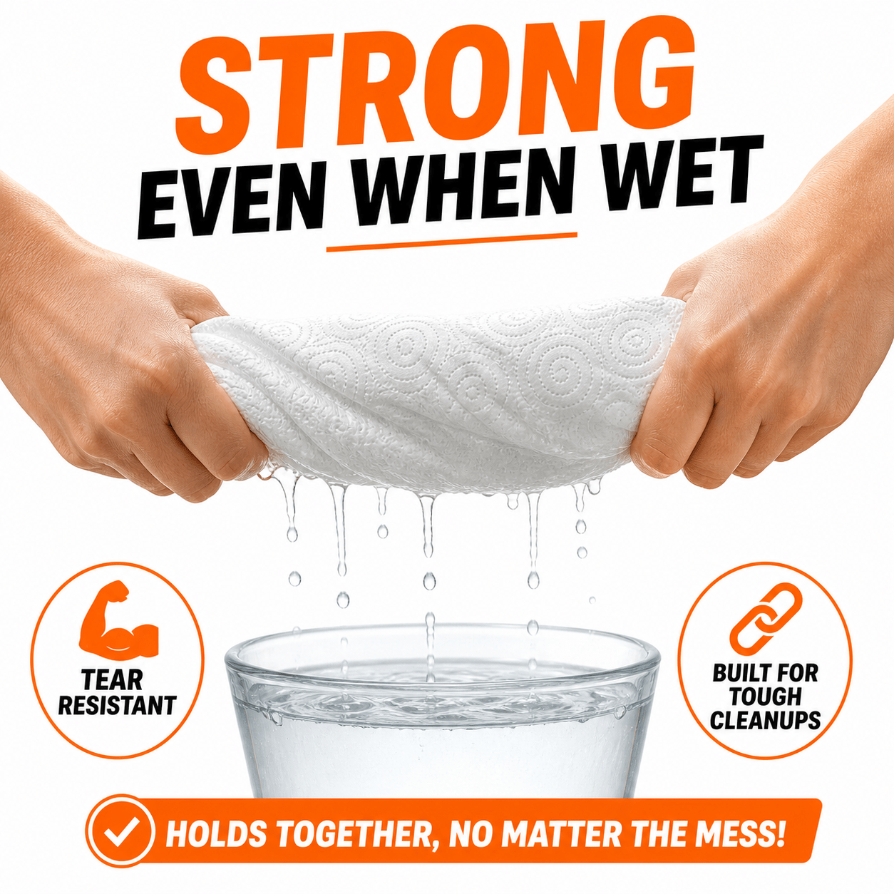 MANODU 2-Ply Kitchen Roll – Eight-Roll Pack