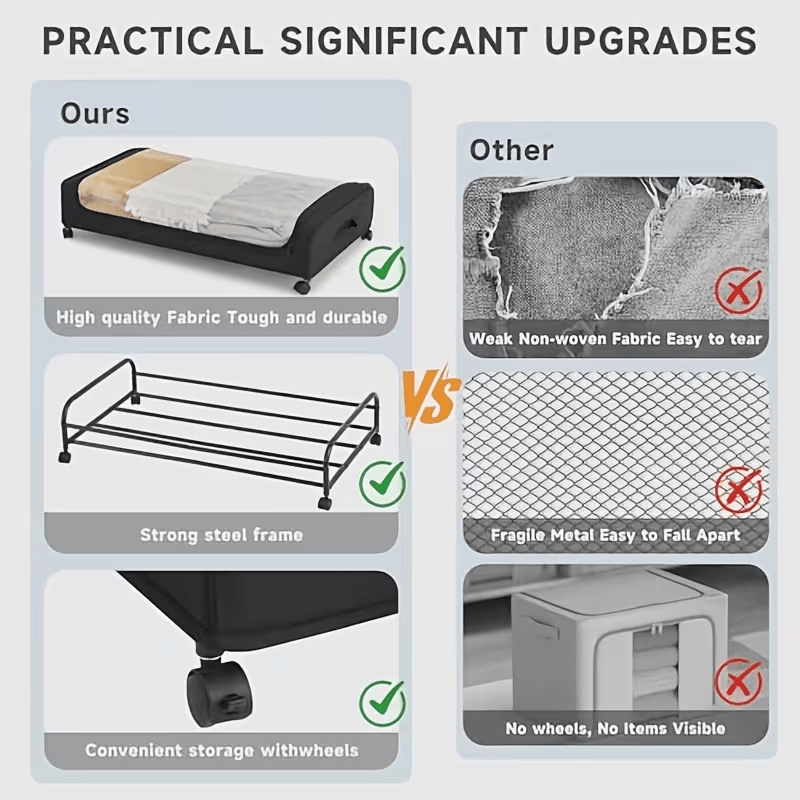 Under-Bed Storage Boxes with Clear Windows - use example 16