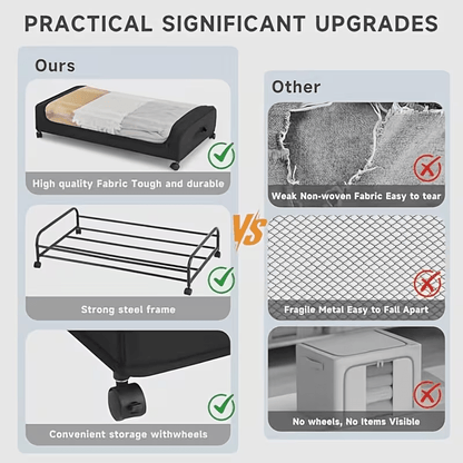 Under-Bed Storage Boxes with Clear Windows - use example 16