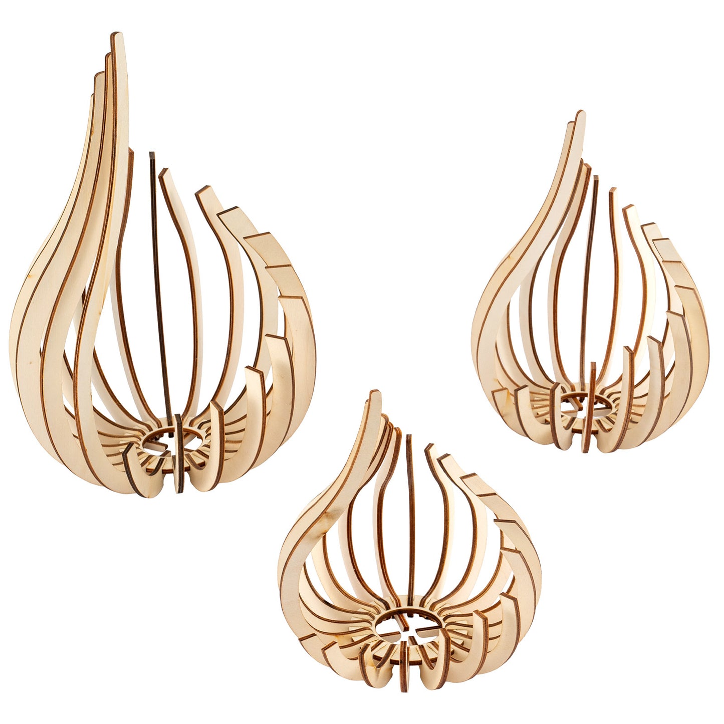 3pcs for Lotus Shape Tea Light Holder, Bohemian Style Candle Base for Home Decor, Unique DIY Art Craft Desktop/Bedside Decoration Gift for Mother'S Day, Father'S Day, Parties (Candle Not Included)