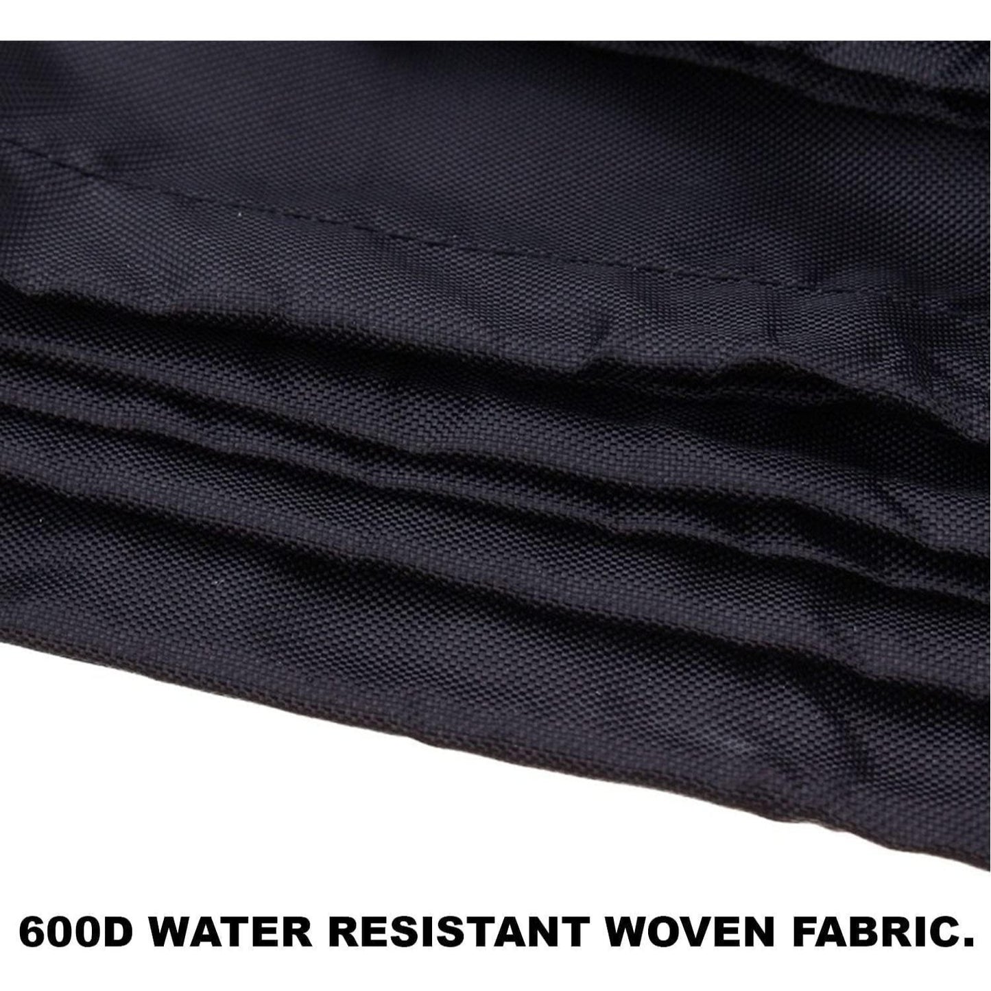 BBQ Grill Cover, Heavy Duty 600D Oxford Fabric, Waterproof and Dustproof Outdoor Grill Protector, AntiUV Weather Resistant BBQ Cover, Durable and Tear Resistant Barbecue Cover, Fits Most Grills Up to 155x61x97cm, All Season Grill Cover for Gas Grills, Cha
