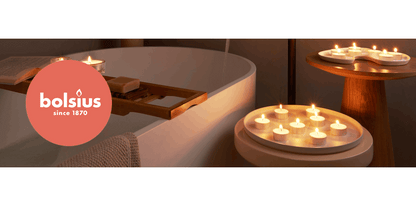Bolsius Unscented White Tealight Candles, Pack of 45, 8-Hour Tealights for Home Use and Decor