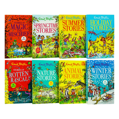 Bumper Short Story Collection 8 Books Box Set Including Over 200 Stories By Enid Blyton - Ages 5-11 - Paperback