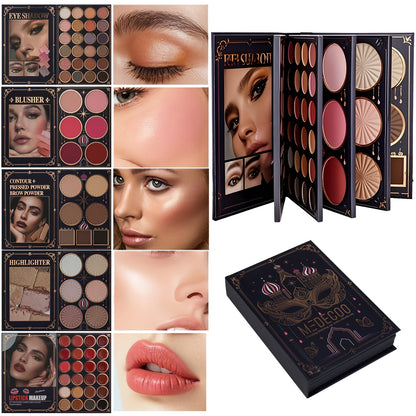 Women'S Makeup Set, 21pcs Full Kit Including Foundation, 18-Color Eyeshadow Palette, Lipstick And Eyebrow Pencil, Perfect Halloween And Christmas Makeup Gift Set for Girls, Women'S Complete Makeup Collection