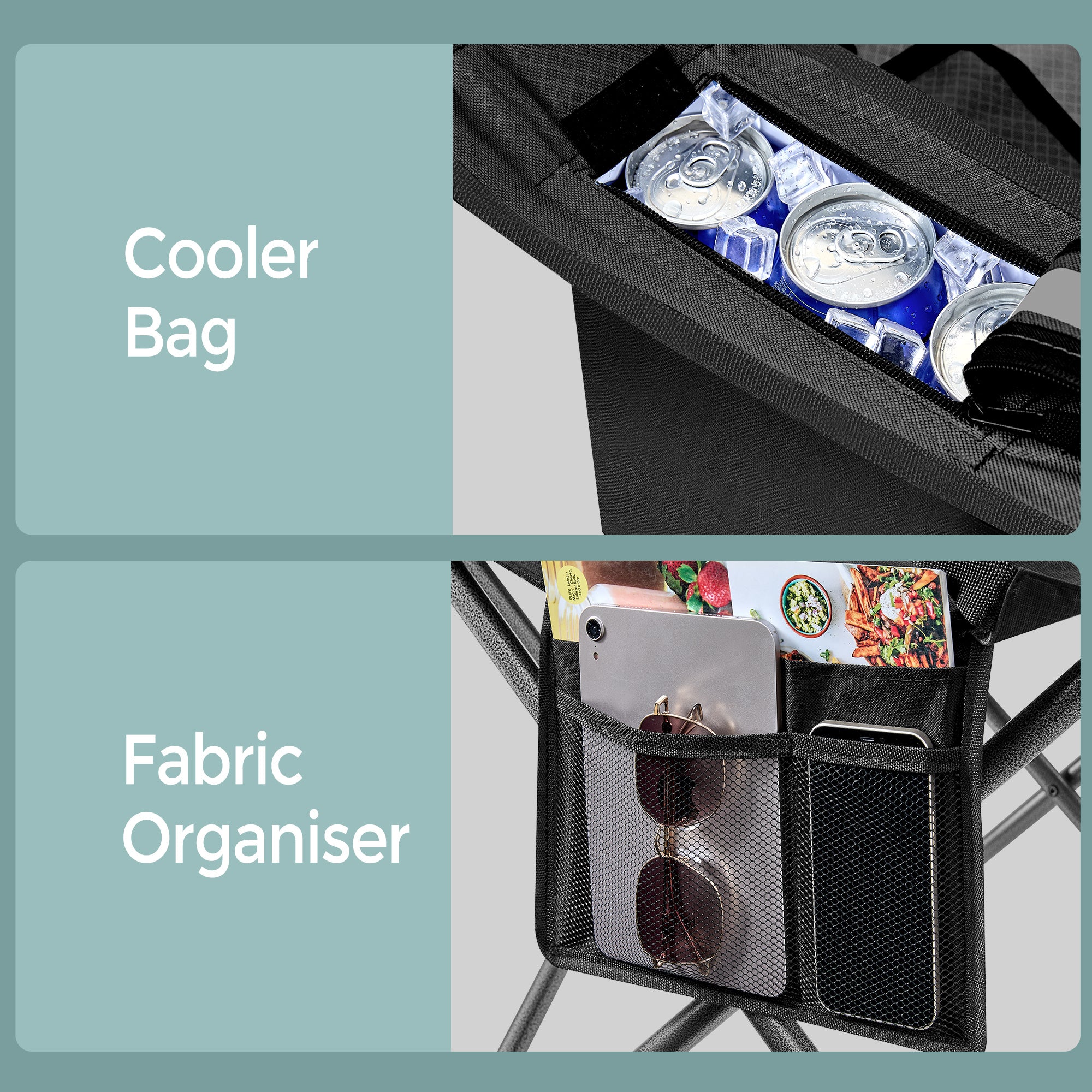 Oversized Folding Camping Chair - Lumbar Support Design