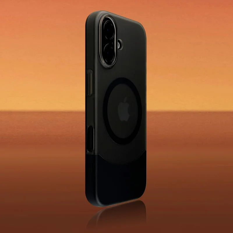 Phone Case - Elegant Split Hard Matte Design for Pro Models 17, 16, 15, 14, And 13, Featuring Ultra-Thin Magnetic Protection