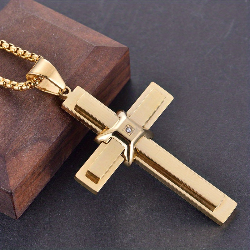Retro Cross Pendant Necklace – Four Styles
