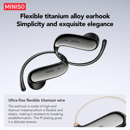 2026 Flagship Wireless AI Earbuds with 134-Language Real-Time AI Translation, Active Noise Cancellation Technology, Hi-Fi High-Fidelity Sound Quality, New Micro-In-Ear Suspension Design, 4.6G Ultra-Lightweight, Flexible Titanium Alloy Ear Hooks