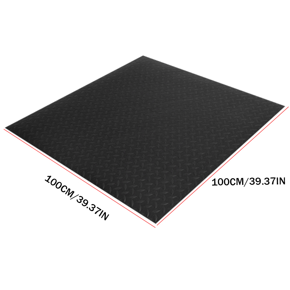 1/2/3/4 Square Meters of Rubber Floor Mats, Garage Floor Mats, 3MM Thick Leaf-Patterned Anti-Slip Rubber Floor Mats, Multi-Functional Rubber Floor Mats