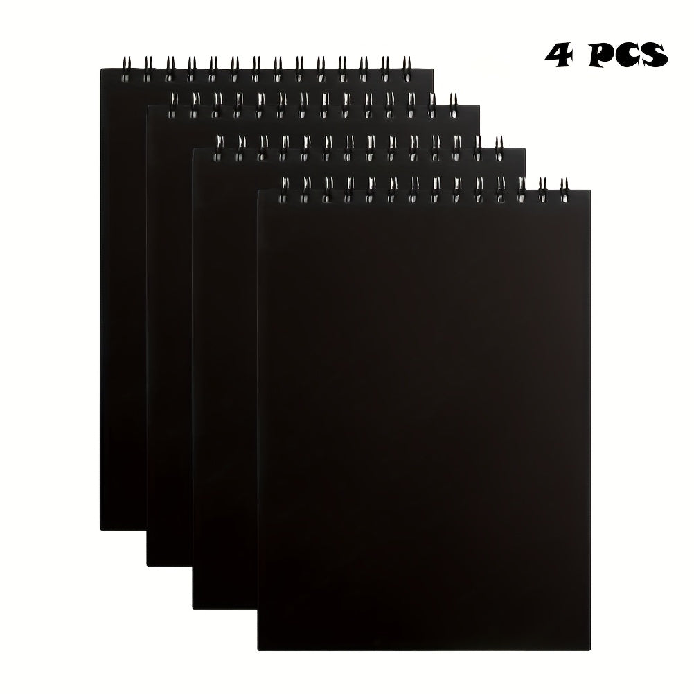 4pcs Acid Free Sketch Book Set - Artist Drawing Book Paper - 120 Sheets Spiral Bound Art Sketchbook, Art Supplies For Beginner, Craft Activities, For Drawing Coloring Sketching - A4/A6