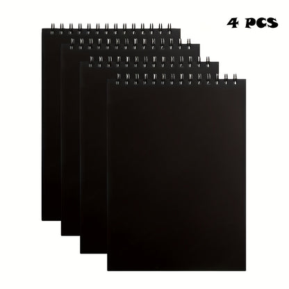 4pcs Acid Free Sketch Book Set - Artist Drawing Book Paper - 120 Sheets Spiral Bound Art Sketchbook, Art Supplies For Beginner, Craft Activities, For Drawing Coloring Sketching - A4/A6