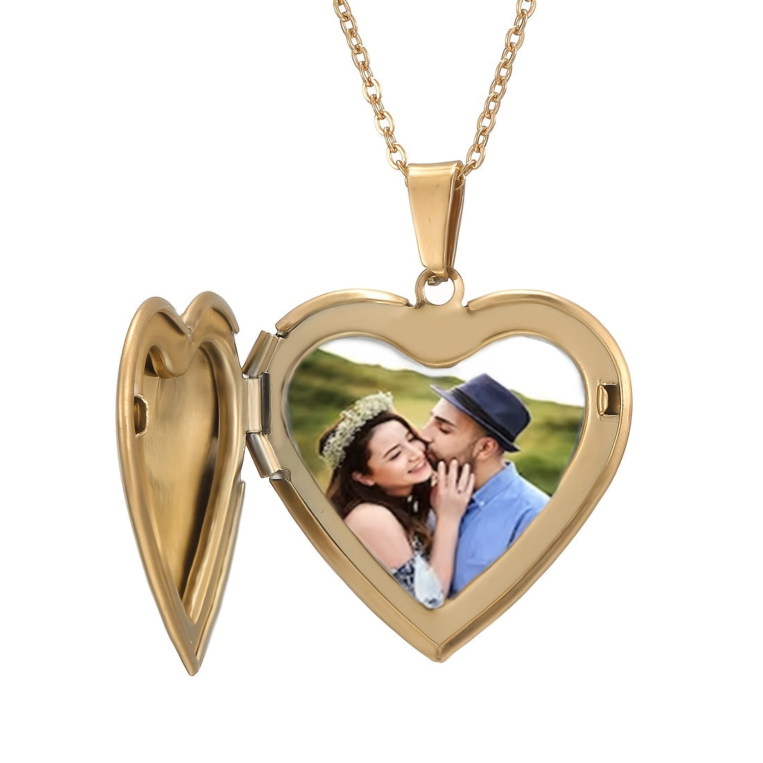 Custom Photo Heart-shaped Pendant Necklace with Personalized Image Jewelry, a Thoughtful Gift for Mothers, Wives, and Girlfriends, Suitable for Special Occasions and as a Christmas Present