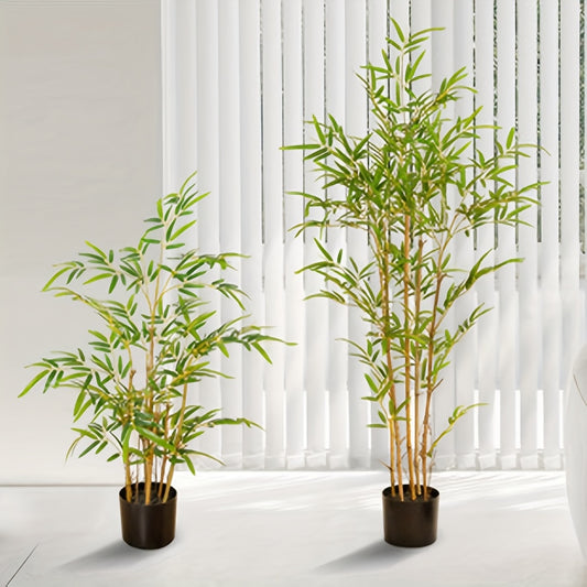 1 Pot of 60Cm Simulated Bamboo Floor Potted Home Living Room Bedroom Decoration to Create a Natural Atmosphere Indoor And Outdoor General Office/Garden Beautification Preferred