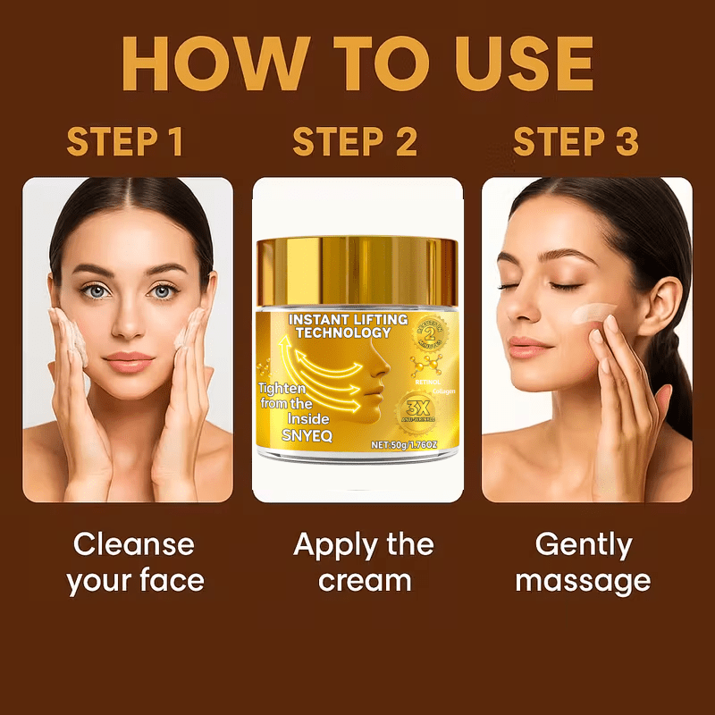[Instant Face Lifting & Firming Cream] - Bee Venom Cream, Bee Venom Instant Lifting Cream, Firms from Within in Two Minutes, Instantly Tightens and Smooths Skin, Firms Skin and Improves Elasticity, Contains Collagen, Bee Venom, and Retinol