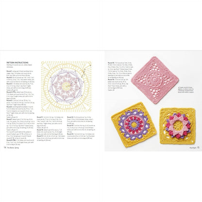 A Year of Granny Squares - 52 grannies to crochet, one for every week of the year by Kylie Moleta