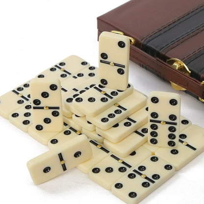 28pcs Set of Double Six Duo Mino Domino Set, Christmas Gifts, Family and Friends, Party Games and Group Activities, Holiday Gift Ideas, Domino Set, Domino Game, Columbia Park Board Game, Board Game, Dominoes, Board Game