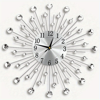 1pc Pendulum Wall Clock, Modern Big Wall Clock Extra Giant Wall Clock Battery Operated, For Kitchen Bedroom Home Dining Room Bathroom Office Decoration 33/45/50CM