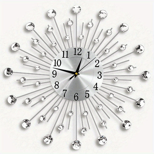1pc Pendulum Wall Clock, Modern Big Wall Clock Extra Giant Wall Clock Battery Operated, For Kitchen Bedroom Home Dining Room Bathroom Office Decoration 33/45/50CM