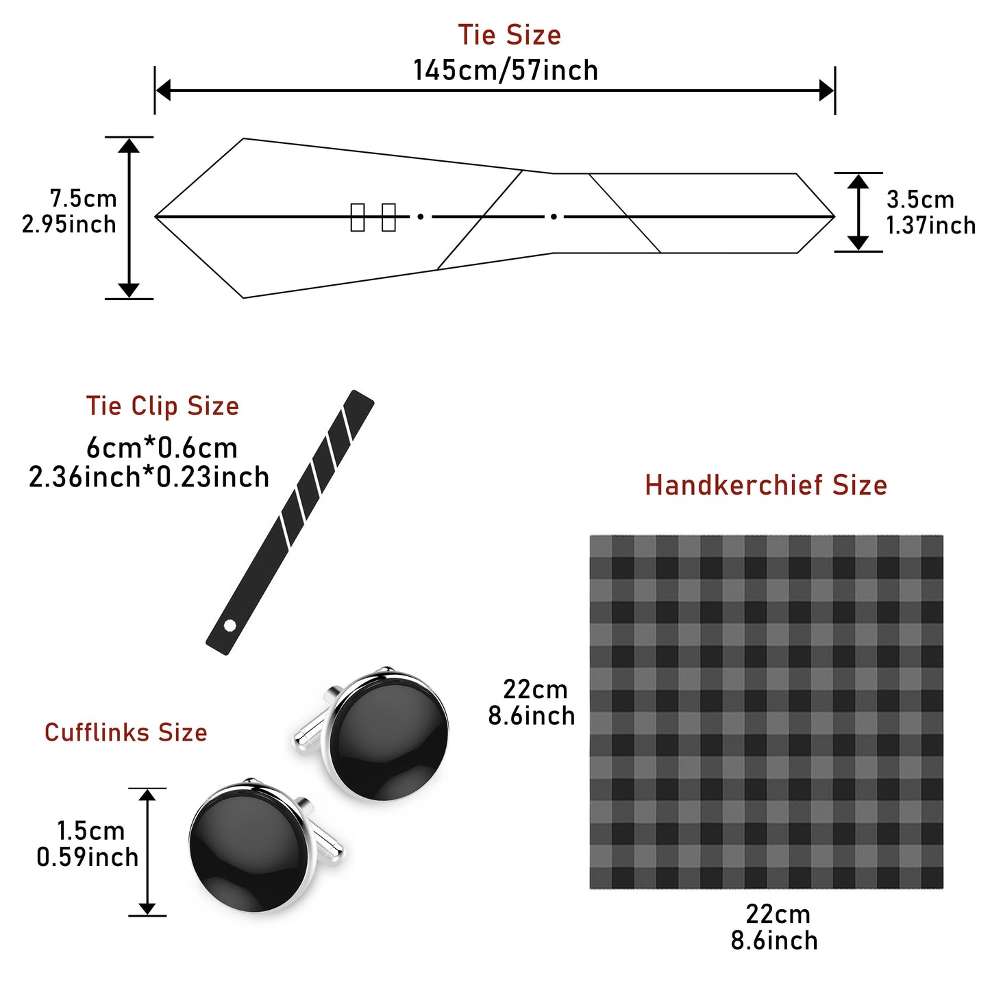 Men Men Black Paisley Tie Wedding Gift Box Tie Pocket Squares Set Necktie Box Suit Additions Fit Wedding