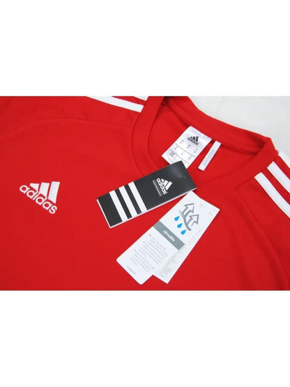 Adidas Climalite T Shirt Top Kids Boys Girls Football - Order One Size Larger As Small Fitting - Measure Chest & Check Against Attached 'Size Guide.'