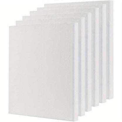 6pcs Blank Canvas A3 30X40cm Artist Canvas Panels Board 100% Blank Canvases for Acrylic Painting Canvas Board for Artists Oil Paint Wet Water Art Media