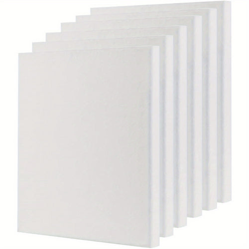 6pcs Blank Canvas A3 30X40cm Artist Canvas Panels Board 100% Blank Canvases for Acrylic Painting Canvas Board for Artists Oil Paint Wet Water Art Media