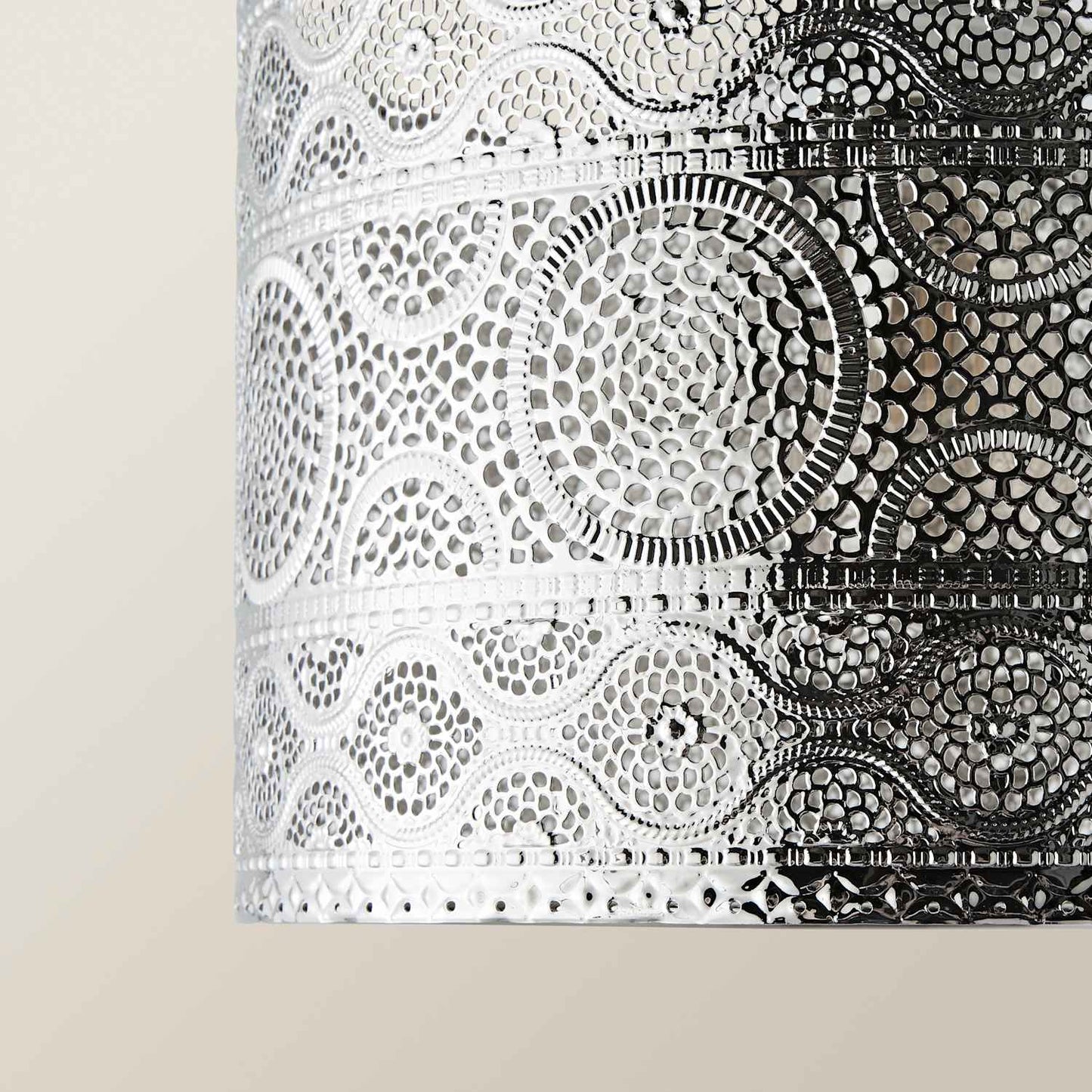 Casablanca Moroccan Style 30cm Pendant Easy Fit Ceiling Light Drum Lamp Shade