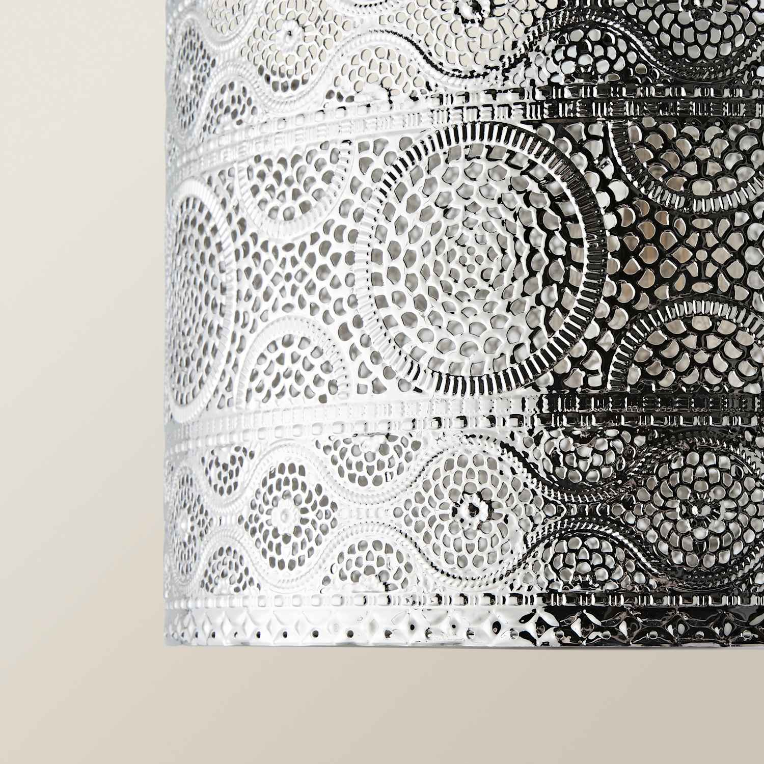 Moroccan-Style 30 cm Drum Ceiling Light Shade