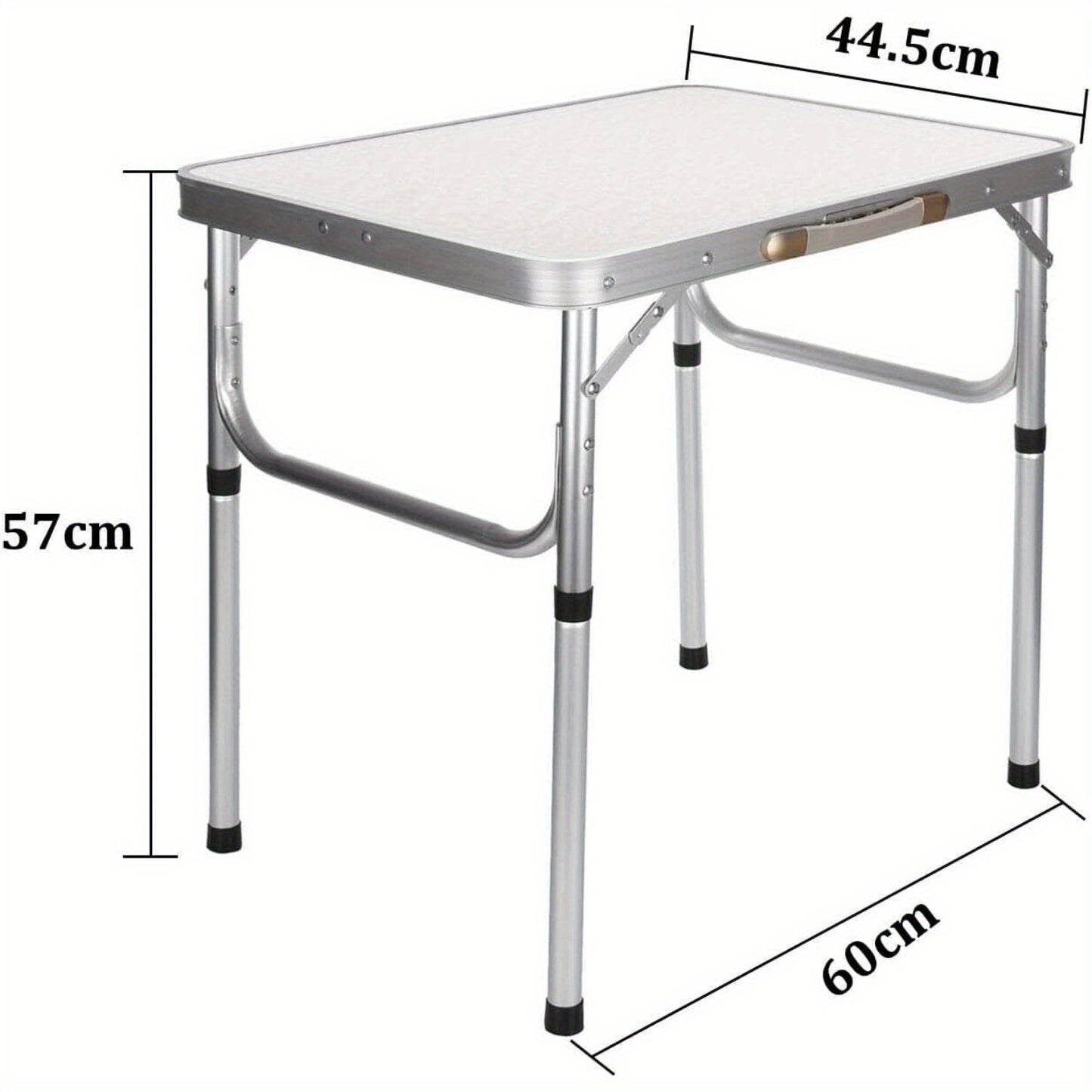 Camping Table Folding Picnic Table Adjustable Height Multipurpose Party Dining small camping Table Lightweight with Carry Handle for Catering Buffet and Garden