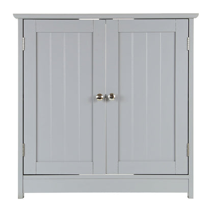 Taylor & Brown Under Sink Bathroom Cabinet Storage Cupboard Organiser Free Standing Wooden Sink Storage Unit Basin with Shelf