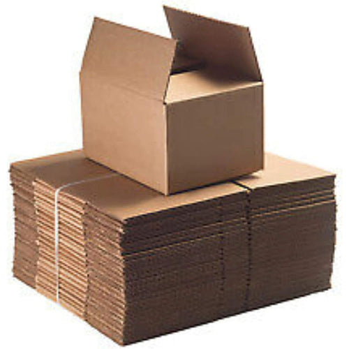 8x6x4" - Brown Single Wall Shipping Mailing Postal Parcel Easy to Assemble Cardboard Boxes