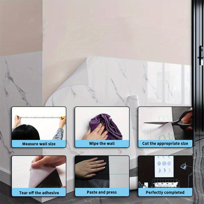 60cmX10m Self Adhesive Kitchen Worktop Covering Vinyl Wrap Cupboard Door Marble Stickers