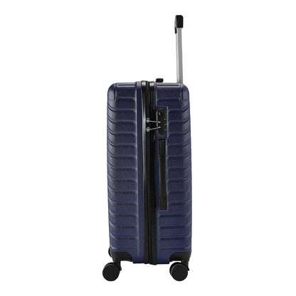 20" Suitcase Lightweight 4 Wheel Spinner Hard Shell ABS Luggage Hold Check in Travel Case Cabin Suitcase Carry On Suitcase, Hard Shell Suitcase with 4 Wheels Cabin Luggage Blue B
