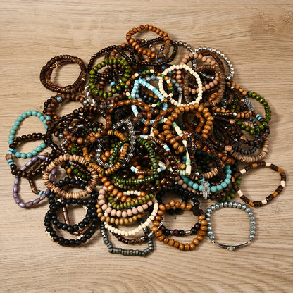 Random 15/26/41/72pcs Bead Gift Combination, Random Pattern And Color in Picture, Christmas Gift, Halloween Gift, New Year Gift