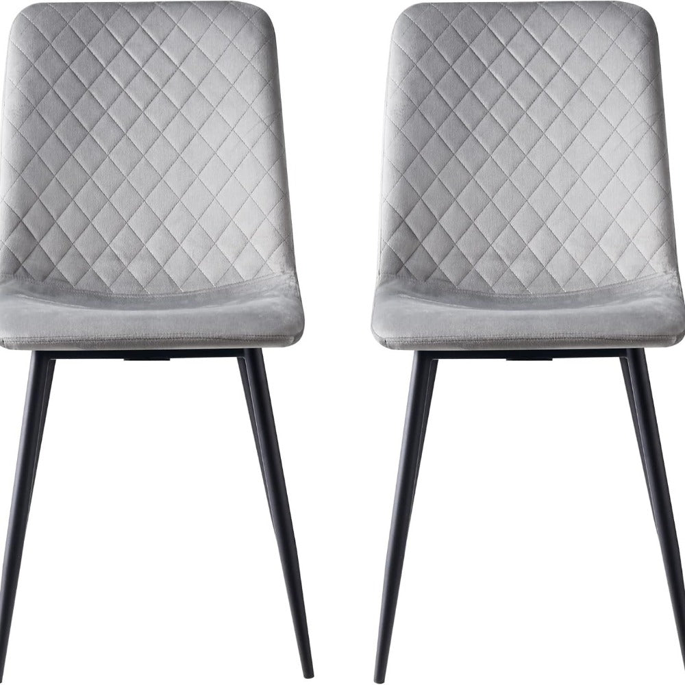 velvet dining chairs set - feature detail 27