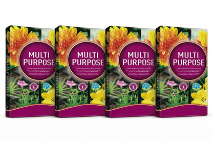 4x Growmoor Multi Purpose Compost 5L All Purpose Potting Soil for Flowers, Plants, Vegetables & Seedlings Indoor & Outdoor Gardening Soil Mix