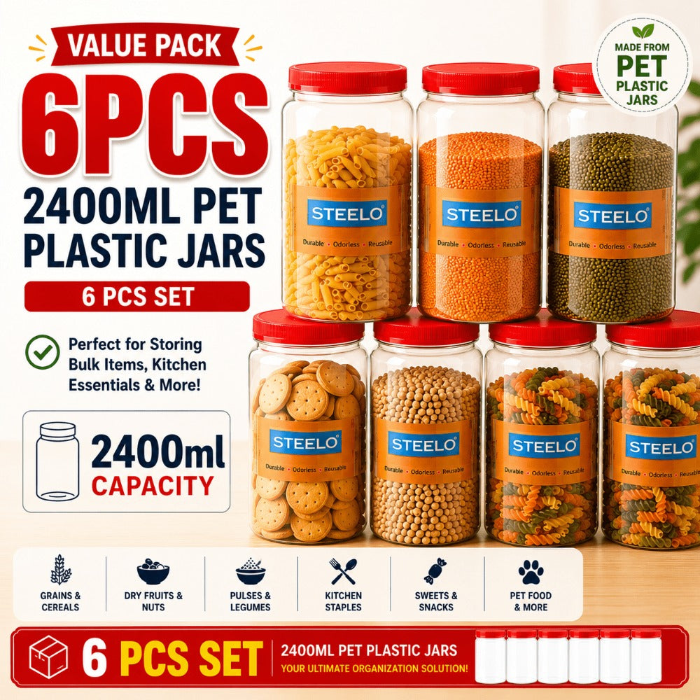 BPA-Free Plastic Jars with Lids – Transparent Round Multi-Purpose Containers, Dishwasher Safe, 50ml to 5000ml, Bulk Packs for Lotions, Creams, Cosmetics, Samples & Storage