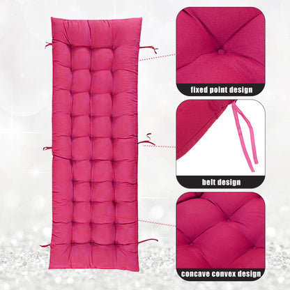 1pc Patio Chair Cushion Modern Sofa Chaise Lounge Cushion Seating Garden Bench Rattan Chair Cushion Swing Cushion 170*48*8cm Only Cushion