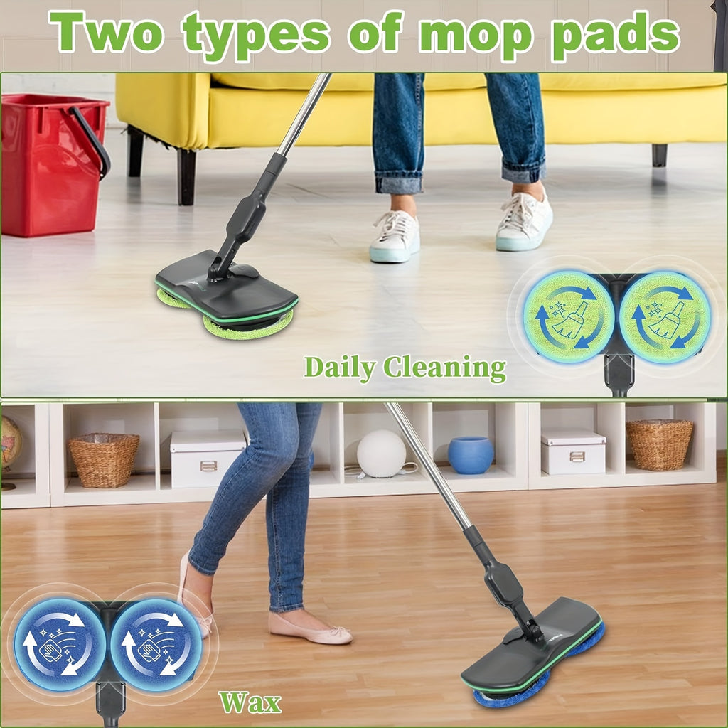 Cordless Electric Floor Mop – Scrubber & Polisher Set