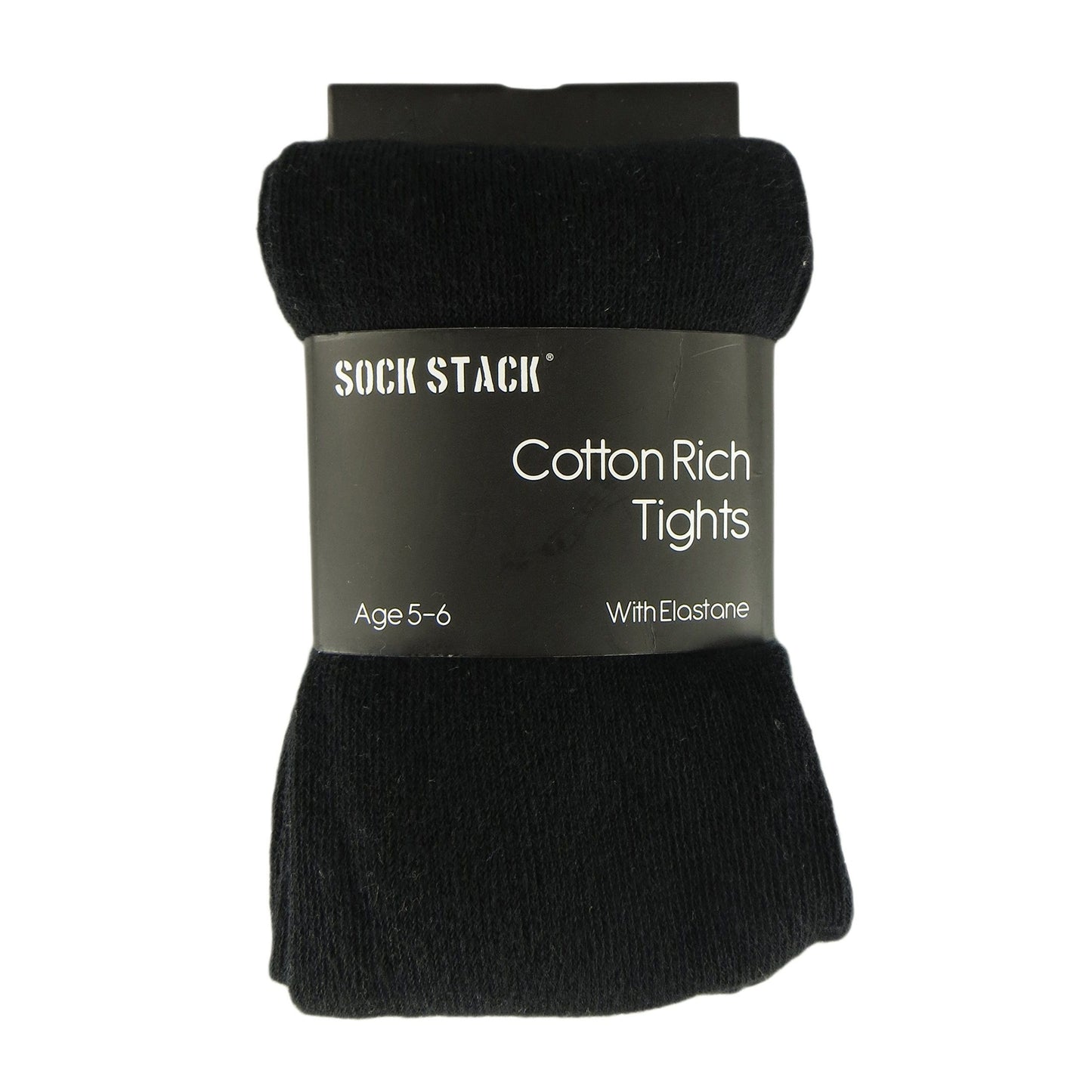 Pack Of 6 Girls Tights, School Uniform Multipack Soft Cotton Rich Winter Tights (3-12 Years)