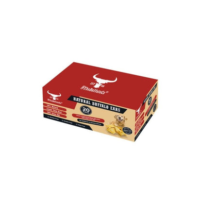 The Buffalo Co: Buffalo Ears Dog Treats | | Min 5" Long | 1 x 20 Box