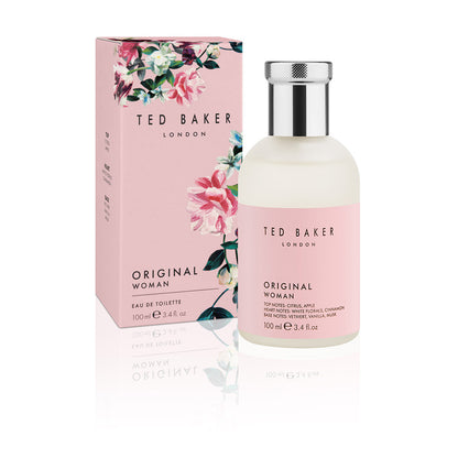 Ted Baker Woman Pink Eau de Toilette Floral Green & Fruity Perfume for Women with Peach, Bergamot, Apple, Tangerine Musk & Vanilla, Gift Idea, 3.38 fl oz / 100ml