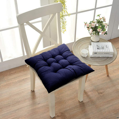 4pcs Solid-Color Office Cushion Supports The Cushion to Relieve The Discomfort of Prolonged Sitting