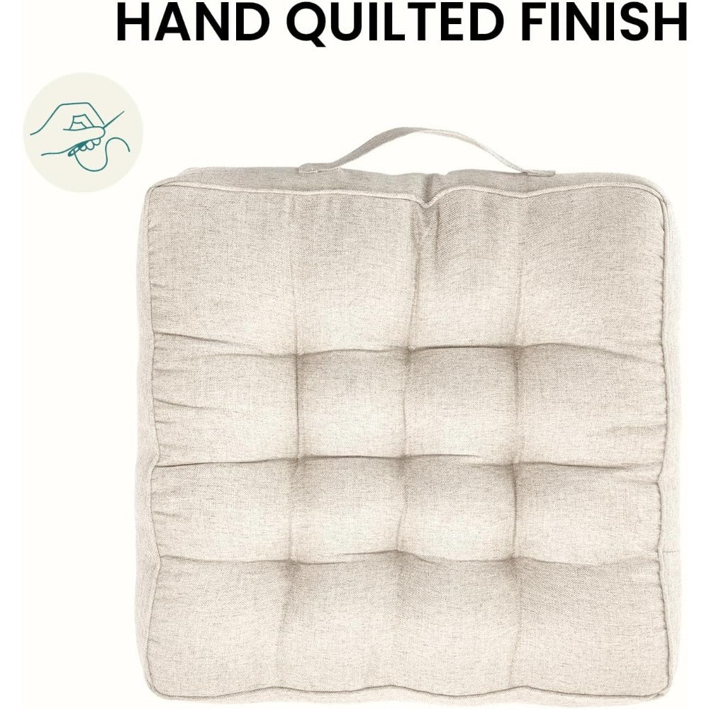 Chair Cushions Tufted Garden Kitchen Chair Cushion with Handle Strap Comfortable Chair Pads for Dining Room Kitchen