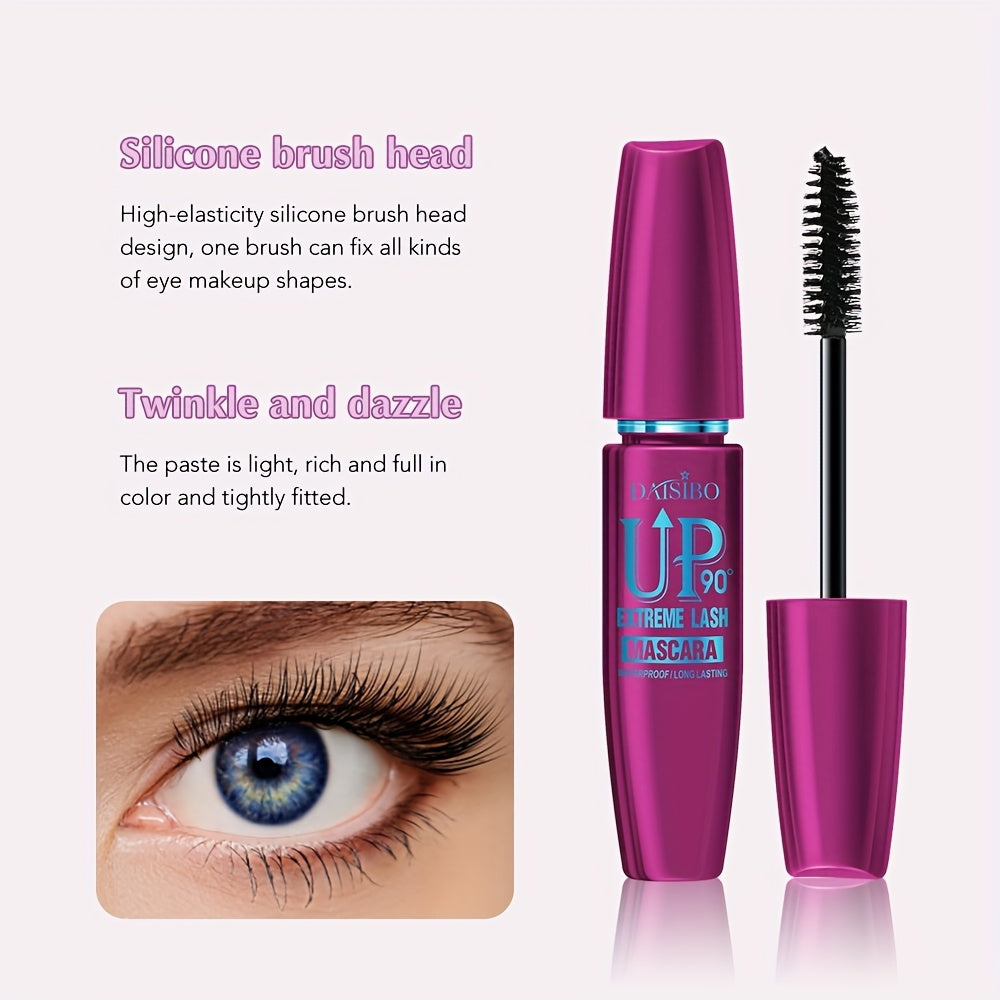 4pcs Set-4D Mascara Waterproof Curling Thickening Lengthening Thickening Long-Lasting Makeup Beginner