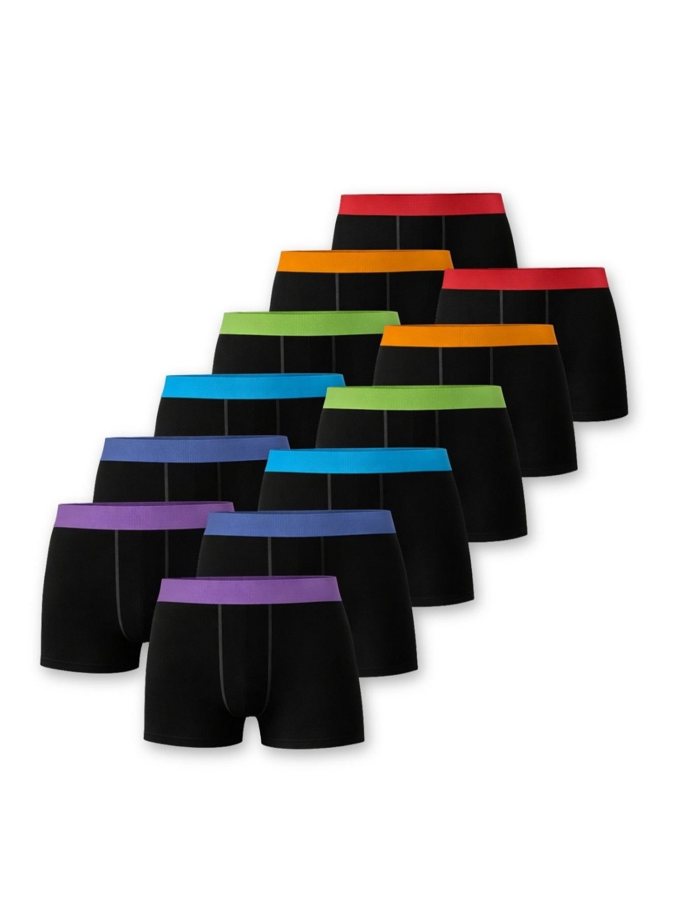 12 Pack Boys Boxers Ages 5-13 Years – Soft & Breathable Cotton Boys Boxer Shorts – Durable Multipack Kids Boxers - Breathable & Anti Chafing Cotton Boxer Shorts for Kids