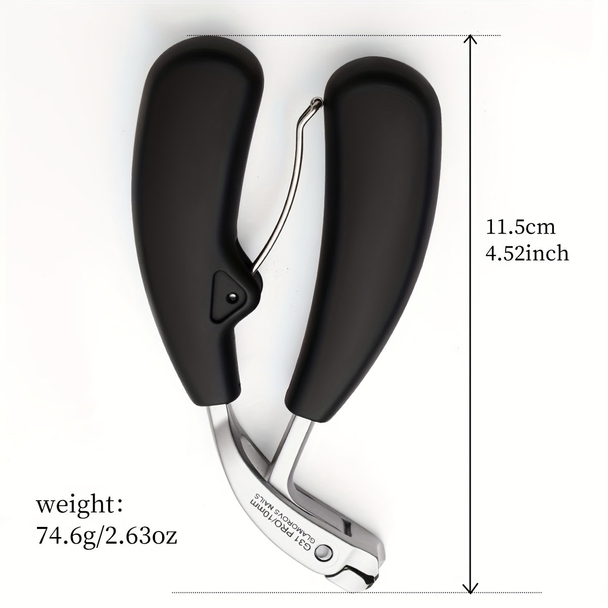 G31 Wide-Jaw Nail Clipper with Splash Guard - feature detail 3