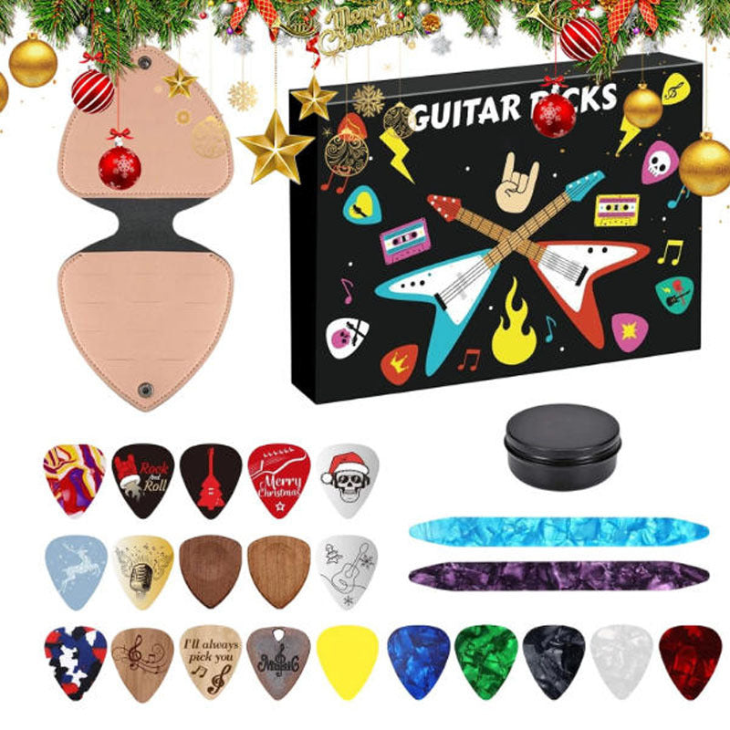 2025 Guitar Picks Advent Calendar, 24-Day Countdown to Christmas